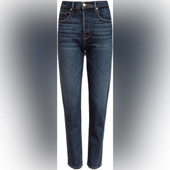 NWT Frame Denim Le Original High-rise button- fly straight leg jeans - Picture 1 of 3